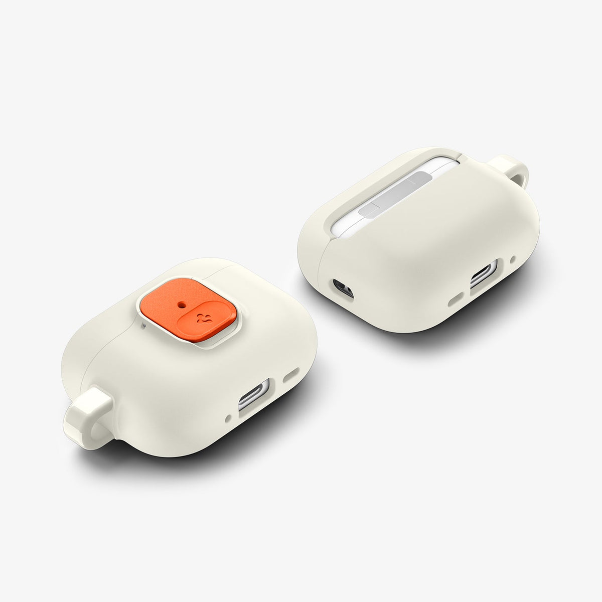 ACS10134 - AirPods Pro 3 Nano Pop in Orange Beige showing the front, back, sides and bottom