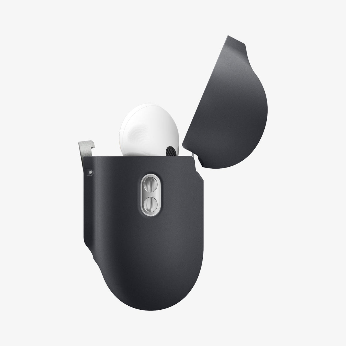 ACS10133 - AirPods Pro 3 Nano Pop in Black Sesame showing the side with top open and AirPods inside