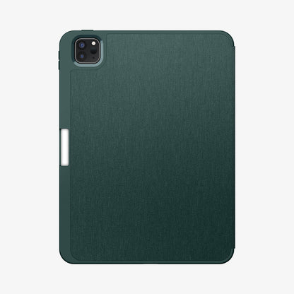 ACS07759 - iPad Pro 11-inch (2024) Case Urban Fit in Midnight Green showing the back