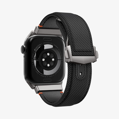 AMP09304 - Apple Watch Ultra (49mm) Classic Fit in Black showing the back of the watch, partial inner side and bottom