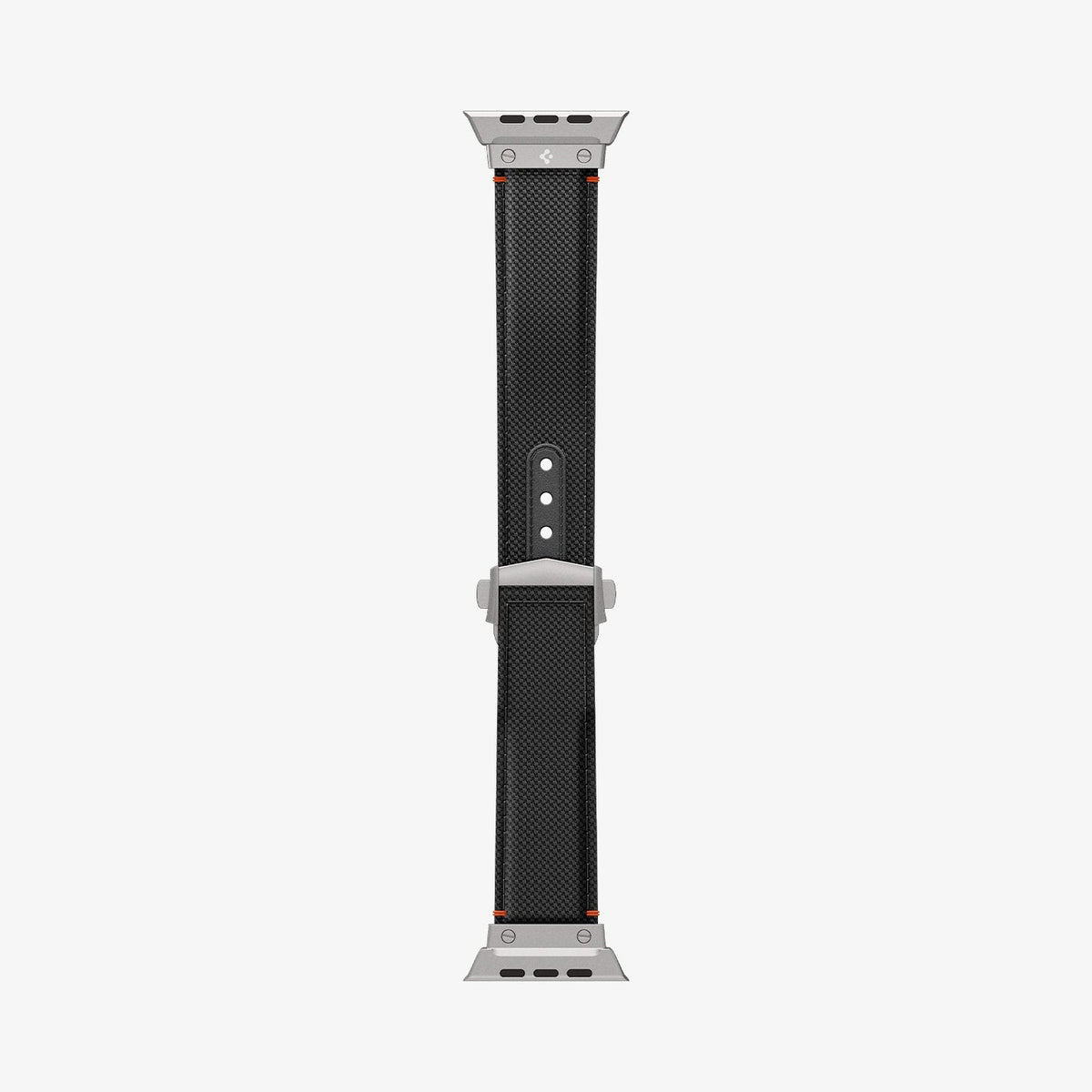AMP09304 - Apple Watch Ultra (49mm) Classic Fit in Black showing the strap only, laid out flat