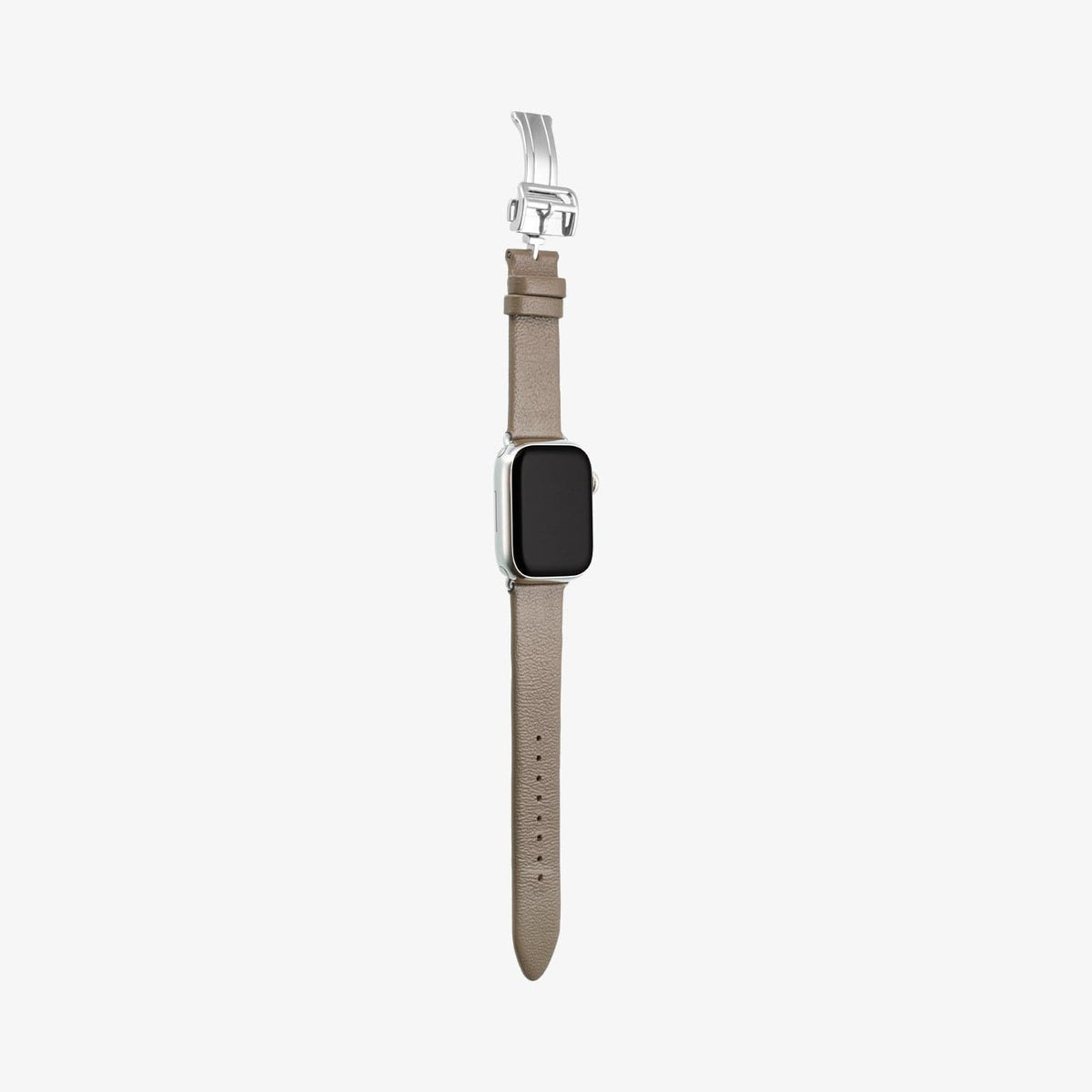 AMP06930 - Apple Watch (41mm)/Apple Watch (38mm) in etoupe showing the front and side