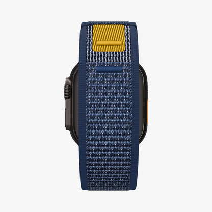 AMP09036 - Apple Watch 10 (46mm) Athlex Air in Active Navy showing the bottom of the band