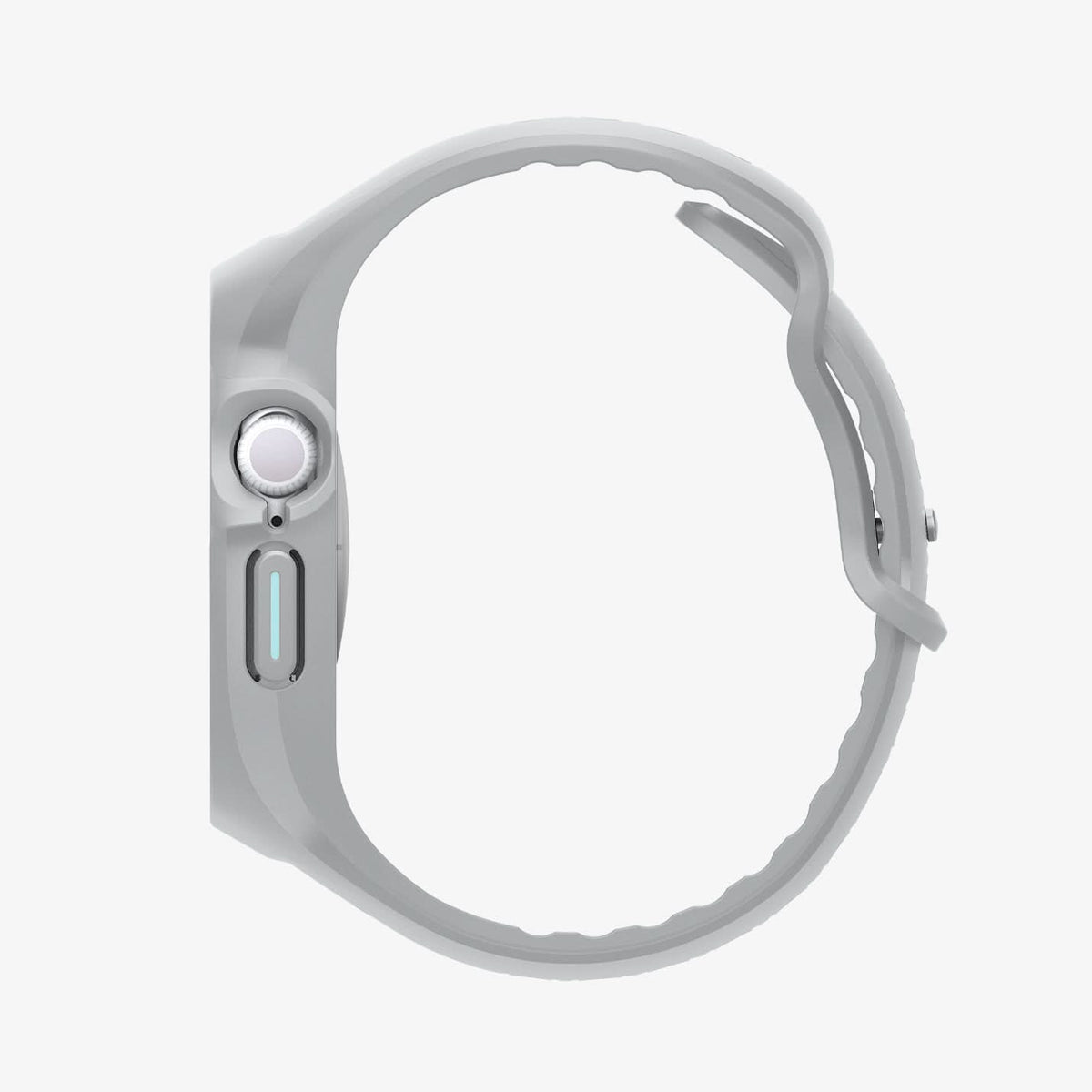 ACS09318 - Apple Watch 10 (46mm) Case Liquid Air Pro in Gray showing the side