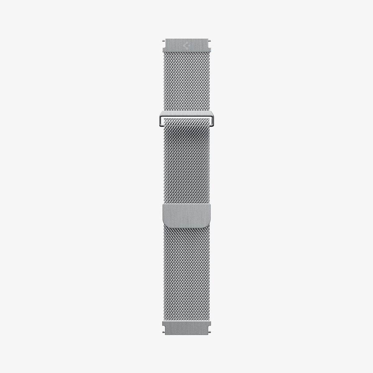 ACS04586 - Apple Watch (40mm) Metal Fit Pro in Silver showing the watch band laid out flat