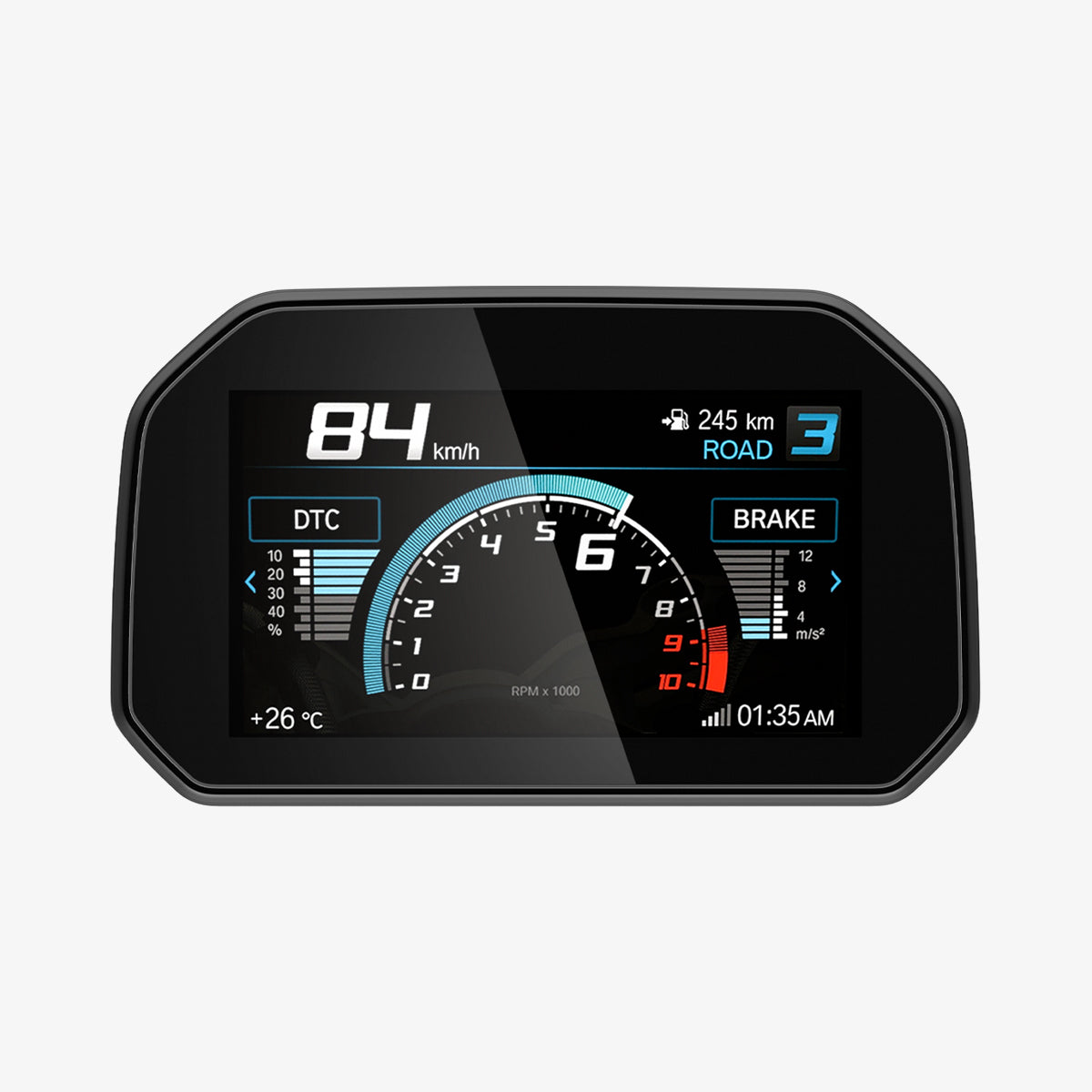 AGL06507 - BMW Motorrad Screen Protector GLAS.tR SLIM showing the front