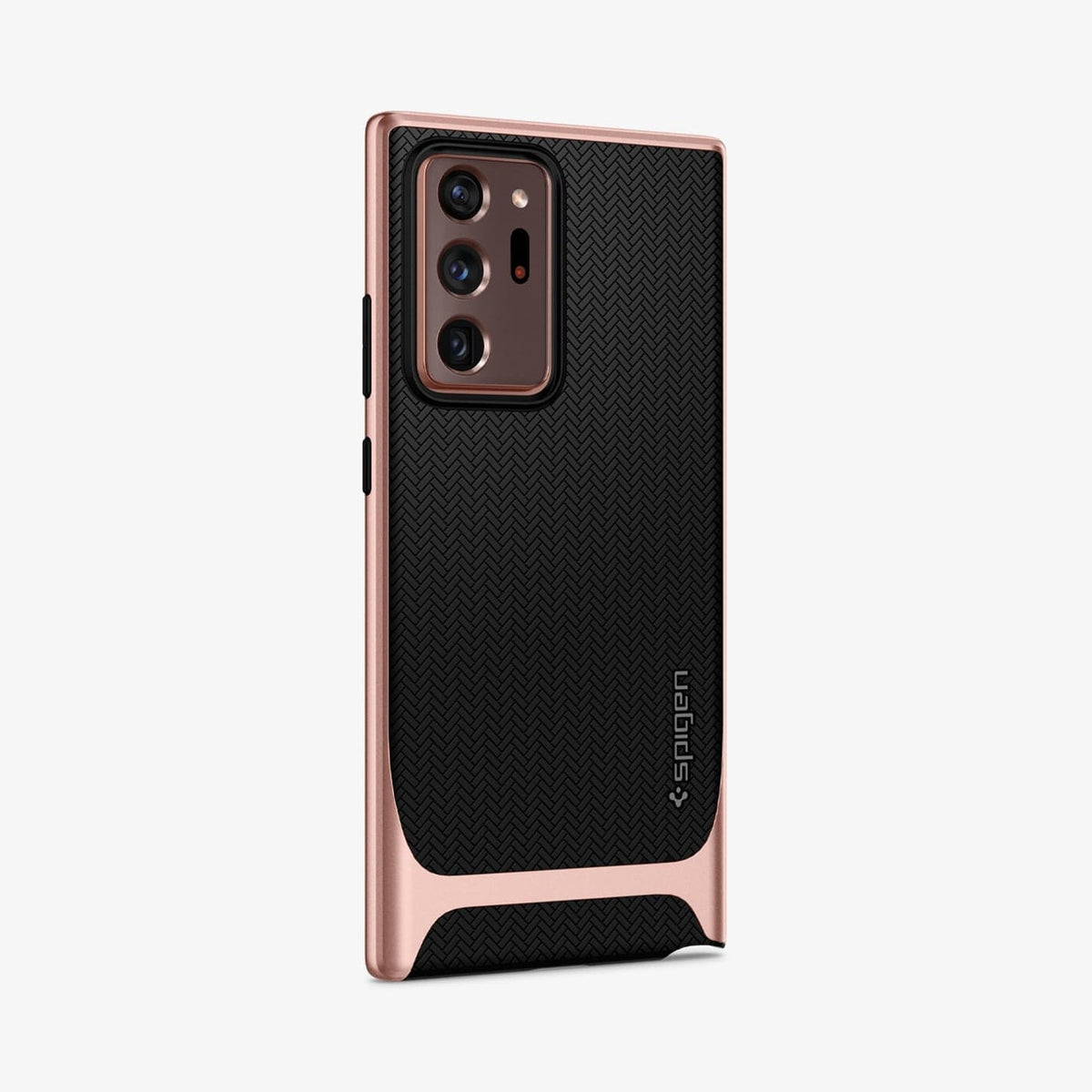 ACS01575 - Galaxy Note 20 Ultra Neo Hybrid Case in bronze showing the back and partial side