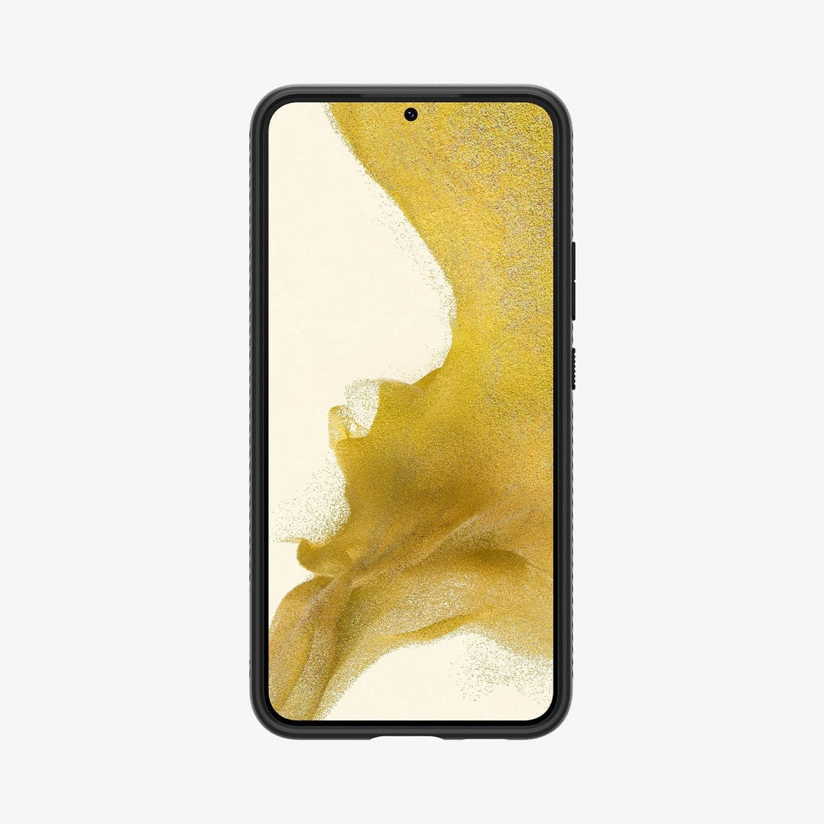 ACS03987 - Galaxy S22 5G Case Liquid Air in black showing the front