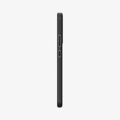 ACS03987 - Galaxy S22 5G Case Liquid Air in black showing the side with volume controls