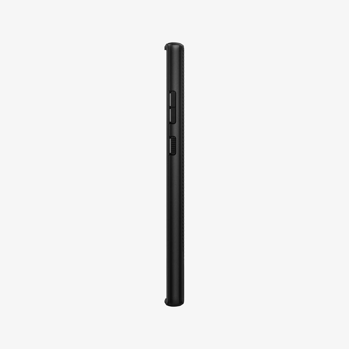 ACS03925 - Galaxy S22 Ultra 5G Case Neo Hybrid in black showing the side with volume controls