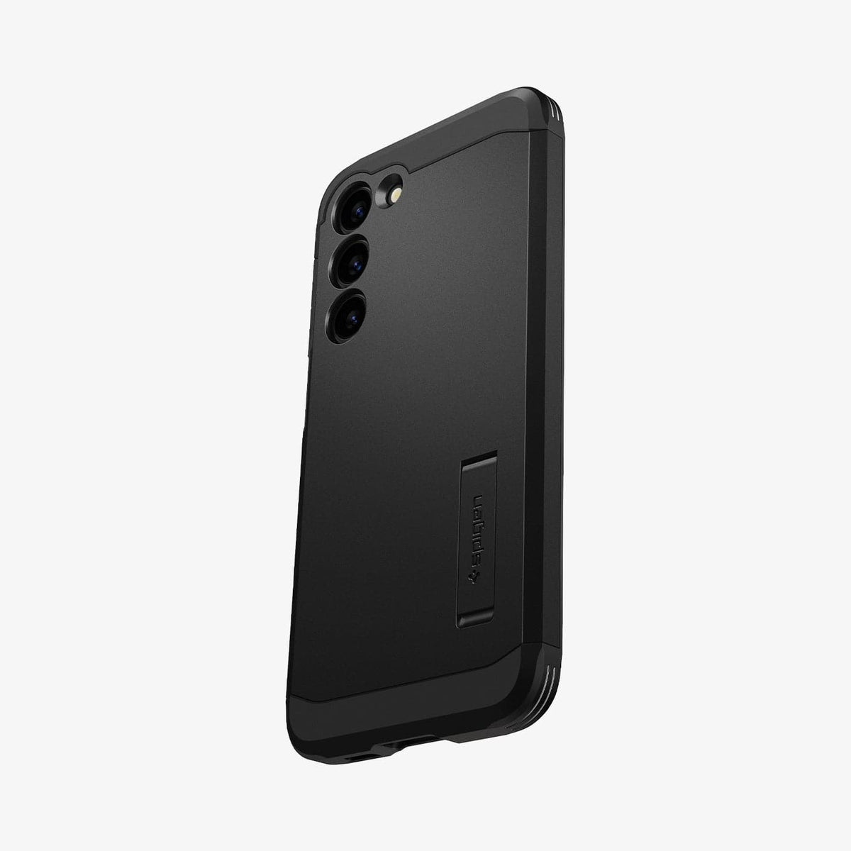 ACS05672 - Galaxy S23 Plus Case Tough Armor in black showing the back and partial side