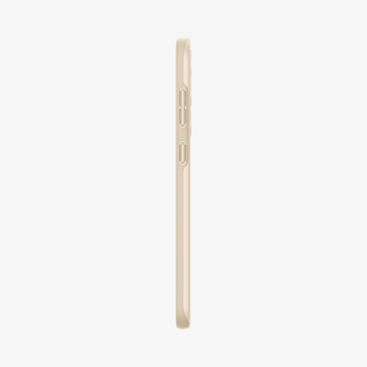 ACS06083 - Galaxy S23 Case Thin Fit in pearled ivory showing the side with volume controls