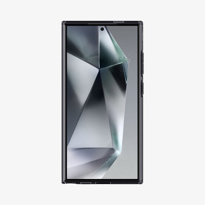ACS07298 - Galaxy S24 Ultra Case Ultra Hybrid Metal Ring Zero One (MagFit) in Zero One showing the front