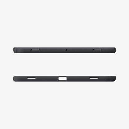 ACS10214 - Galaxy Tab S11 Nano Pop in Black Sesame showing the top and bottom with precise cutouts