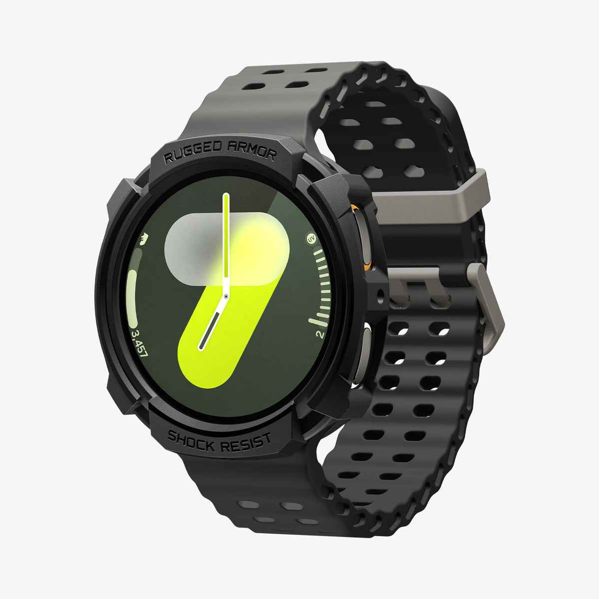 ACS10006 - Galaxy Watch 9 (44mm) Rugged Armor showing the front and partial side