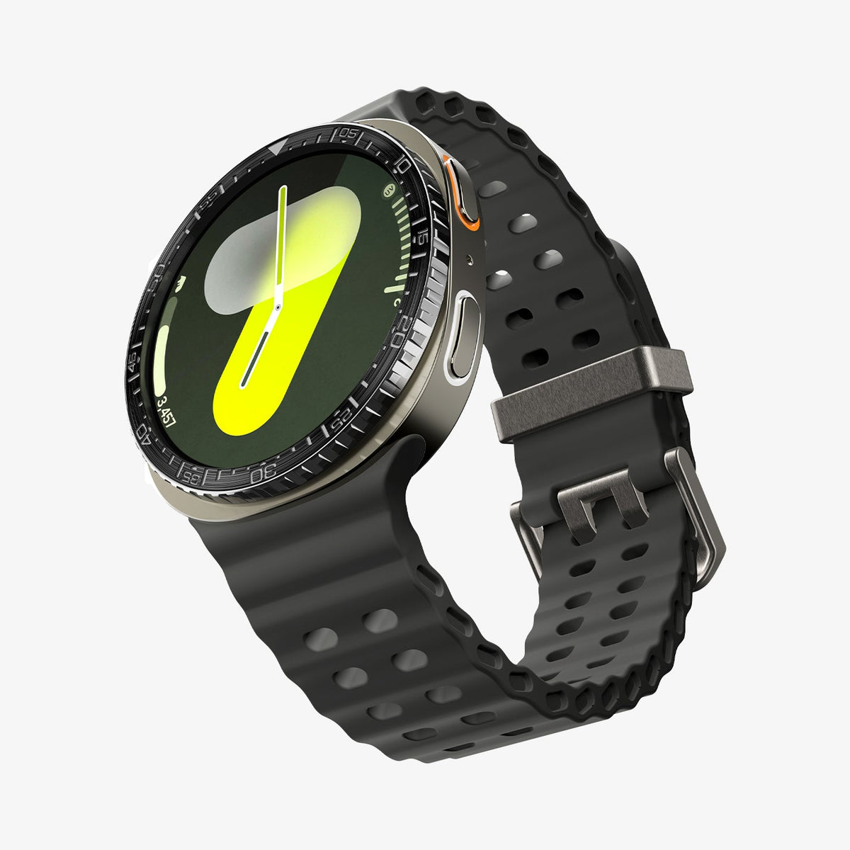 ACS10008 - SWi-9 Bezel Tune in black showing the front, side and bottom