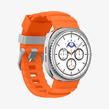 AMP10152 - SWi-9 Series WBS2 in orange showing the front, bottom and side