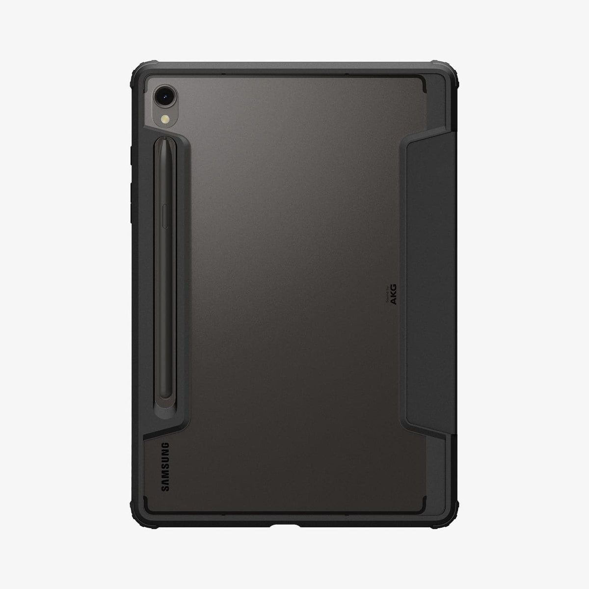 ACS07077 - Galaxy Tab S9 Case Ultra Hybrid Pro in black showing the back