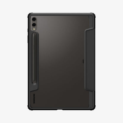 ACS07076 - Galaxy Tab S9 Plus Case Ultra Hybrid Pro in black showing the back