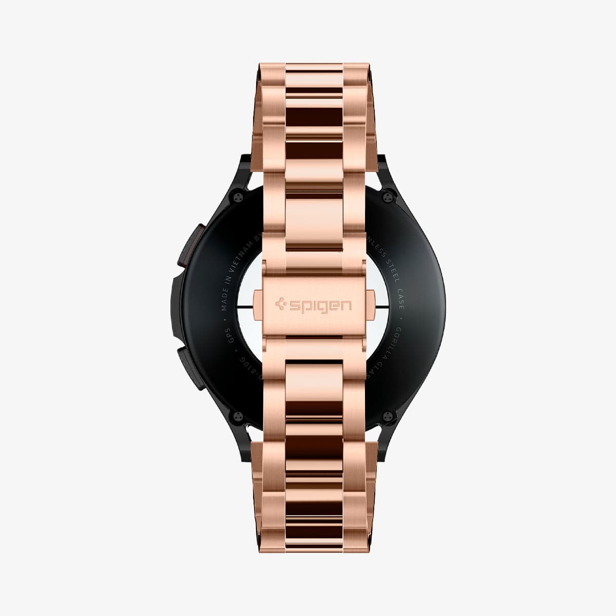 600WB24982 - Galaxy Watch Band (20mm) Modern Fit in rose gold showing the back