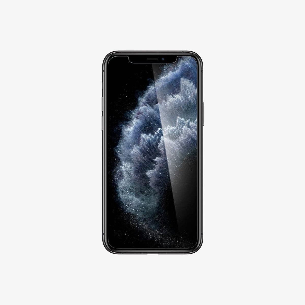 065GL25359 - iPhone XS Max Screen Protector GLAS.tR EZ Fit showing the front