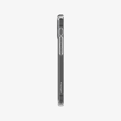 ACS03323 - iPhone 13 Mini Case Ultra Hybrid Mag Safe Compatible in black showing the side with volume controls