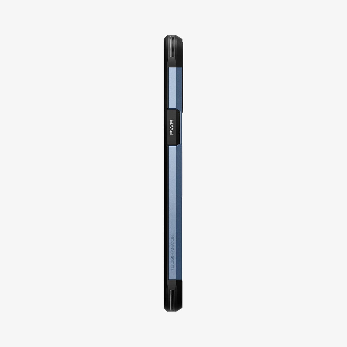 ACS03839 - iPhone 13 Pro Case Tough Armor in sierra blue showing the side