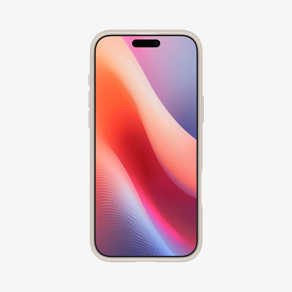ACS08382 - iPhone 16 Pro Max Case Ultra Hybrid (MagFit) in Frost Natural Titanium showing the front