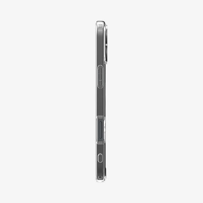 ACS08077 - iPhone 16 Plus Case Ultra Hybrid (MagFit) in Carbon Fiber showing the side