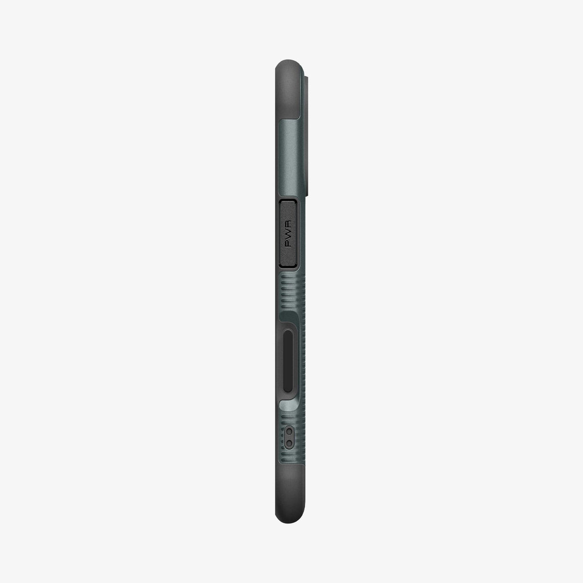 ACS09688 - iPhone 17 Slim Armor (MagFit) in Abyss Green showing the side