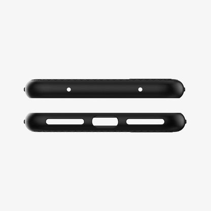 043CS20525 - iPhone 8 Plus Case Liquid Air in Black showing the the bottom