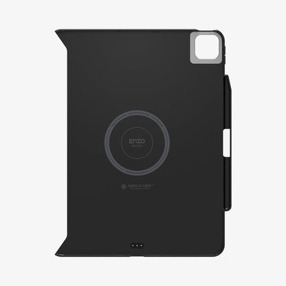 ACS07757 - iPad Air 11-inch (2024) Case Enzo Aramid in Black showing the half of the inner case