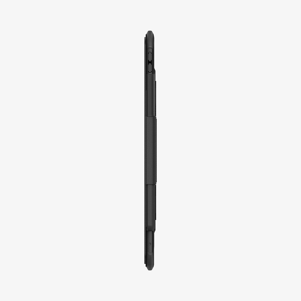 ACS07017 - iPad Pro 11-inch Case Rugged Armor Pro in Black showing the side with side buttons