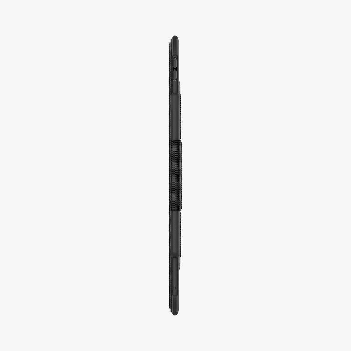 ACS07007 - iPad Pro 12.9-inch Case Rugged Armor Pro in Black showing the side with side buttons