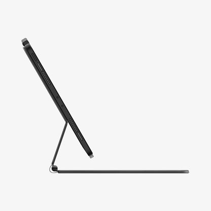 ACS05467 - iPad Pro 11" Case Thin Fit Pro in black showing the side with device attached to keypad