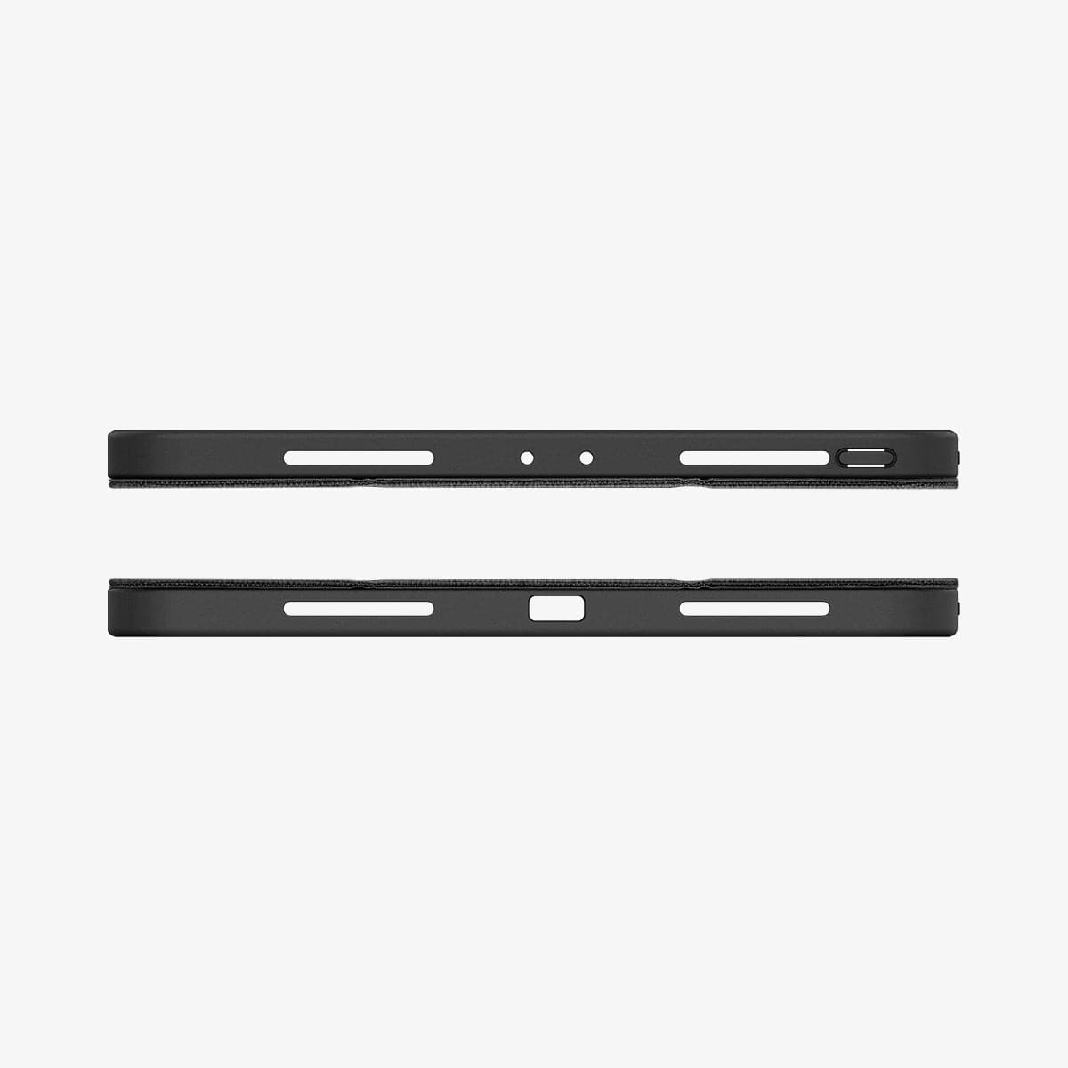 ACS01054 - iPad Pro 11" Case Urban Fit in black showing the top and bottom with precise cutouts