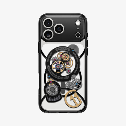 ACS10407 - iPhone 17 Pro Max Series Case c11 Series Chronos Edition (MagFit) showing the back