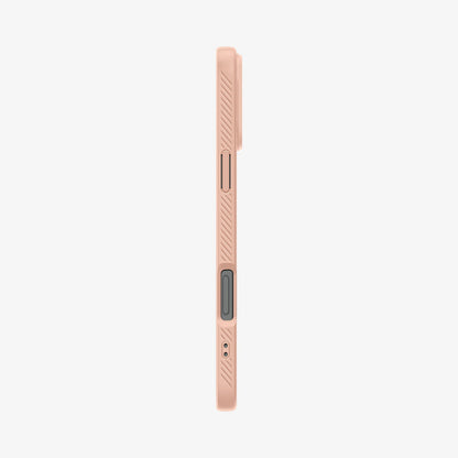 ACS08692 - iPhone 16 Pro Case Liquid Air in Rose Titanium showing the side