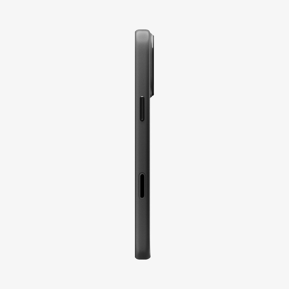 ACS09906 - iPhone 17 Pro Max Case Enzo Aramid T in black showing the side