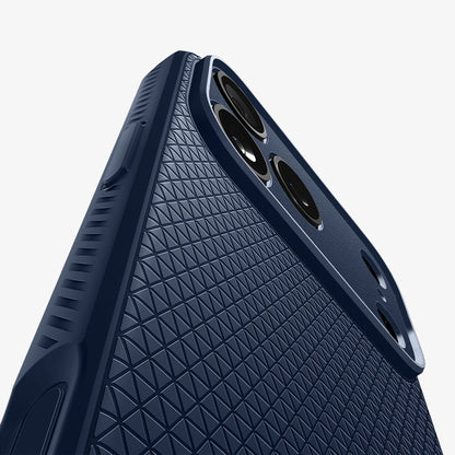 ACS09889 - iPhone 17 Pro Max Liquid Air in Navy Blue showing detail of back and camera