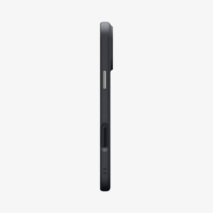 ACS09915 - iPhone 17 Pro Max Case Nano Pop (MagFit) in black sesame showing the side