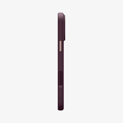 ACS09914 - iPhone 17 Pro Max Case Nano Pop (MagFit) in burgundy bean showing the side