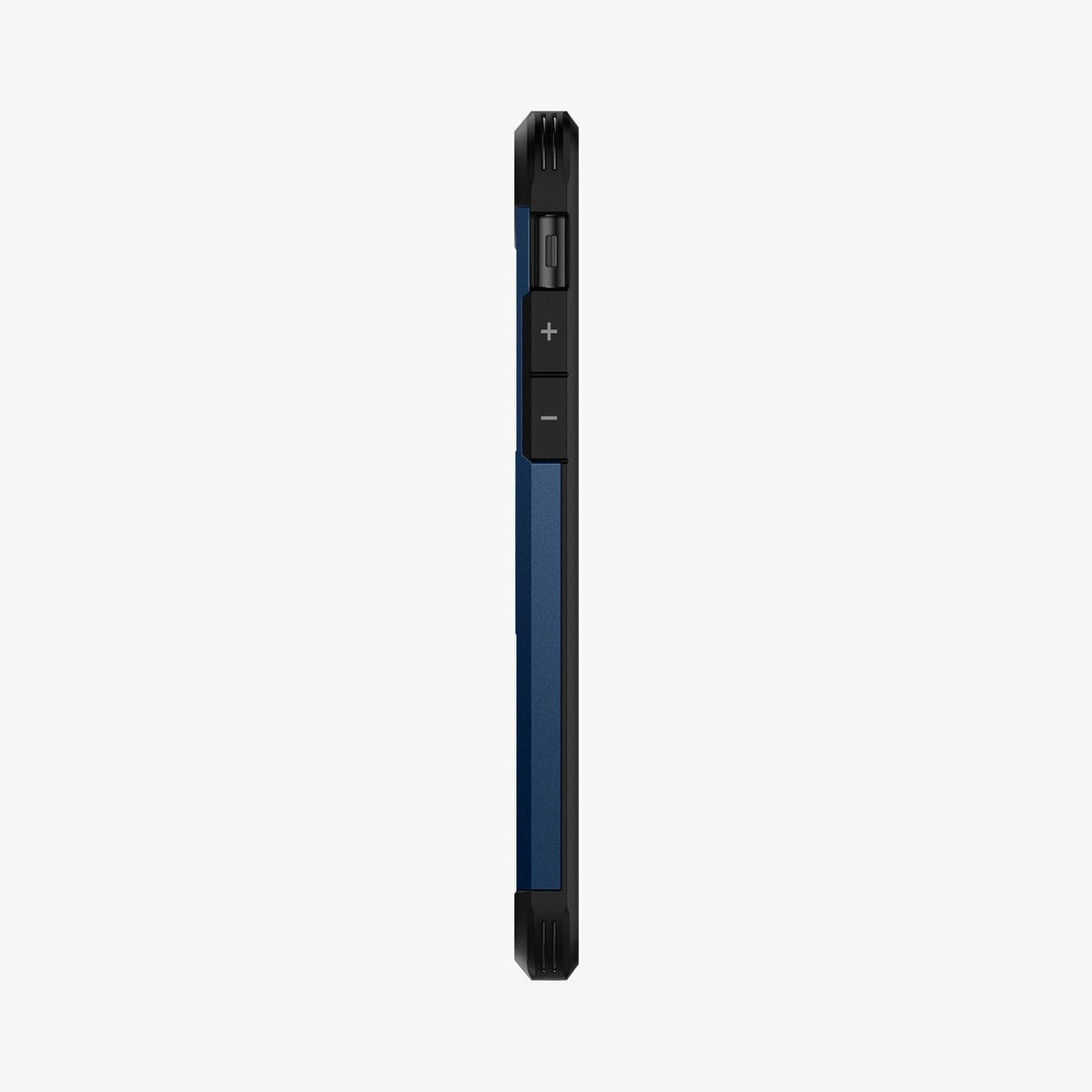ACS04347 - iPhone 8 Series Tough Armor Case in Navy Blue showing the side