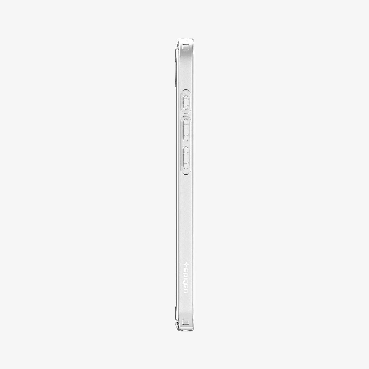 ACS09160 - iPhone 17e Case Ultra Hybrid in Crystal Clear showing the side