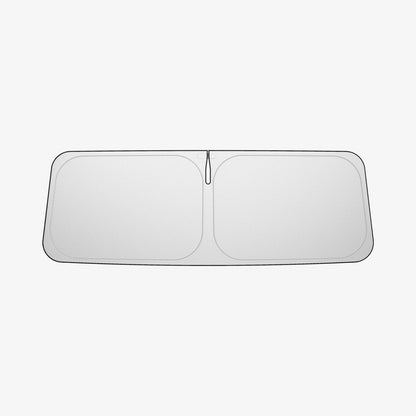 ACP09110 - Wrangler (2024) CryoShade JO260 in Black showing the front of the sunshade