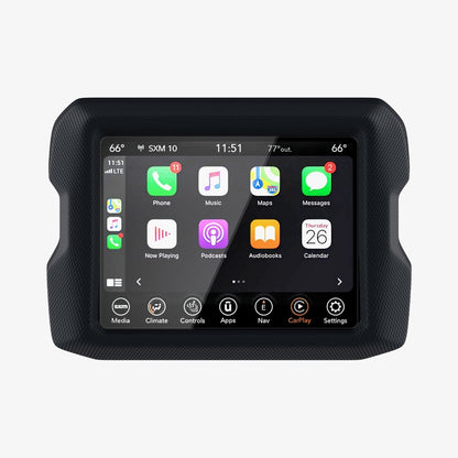 AGL04059 - Jeep Wrangler Screen Protector GLAS.tR SLIM Anti-Glare showing the front