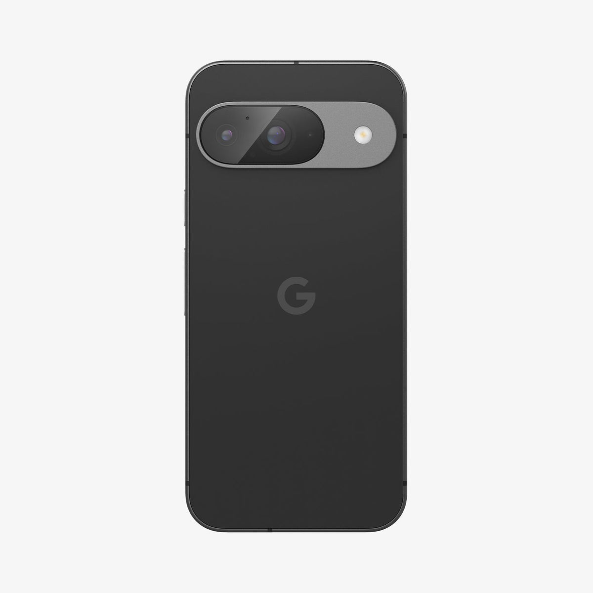 AGL08443 - Pixel 9 Case Optik EZ Fit Lens Protector in Crystal Clear showing the back with lens protector installed