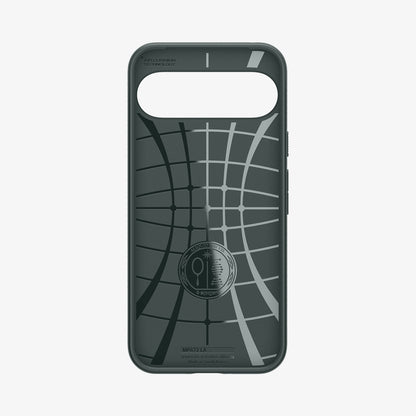 ACS07683 - Pixel 9 Pro Case Liquid Air in Abyss Green showing the inner case