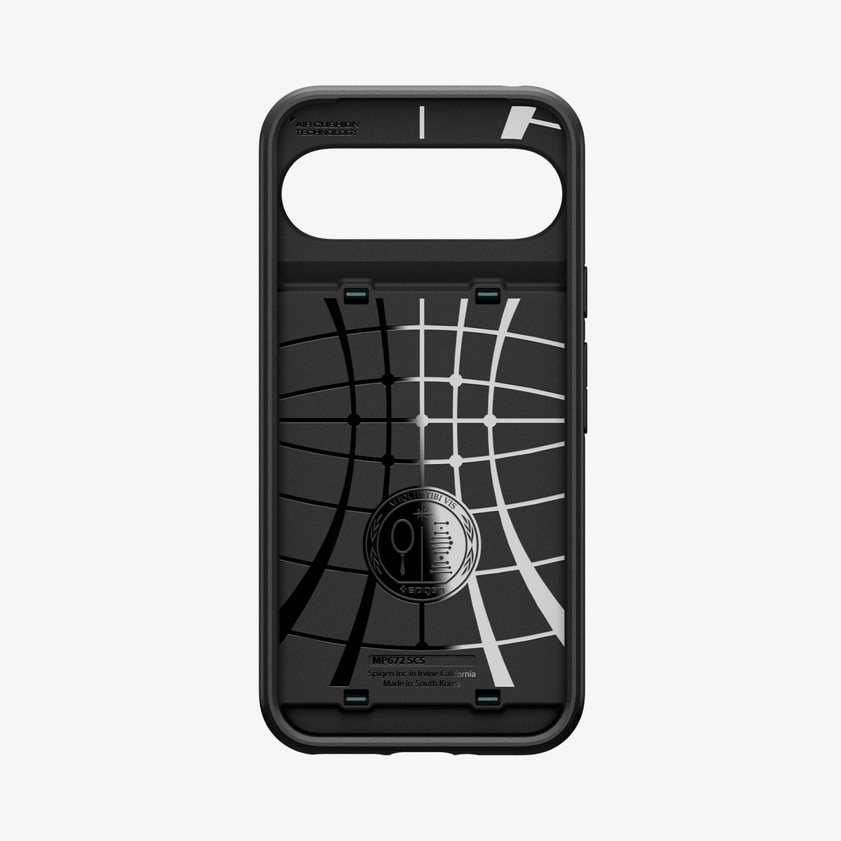 ACS07696 - Pixel 9 Pro Case Slim Armor CS in Abyss Green showing the inner case