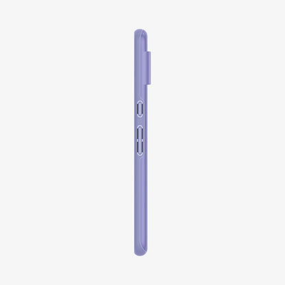 ACS06329 - Pixel 8 Pro Case Thin Fit in awesome violet showing the side with volume controls
